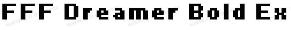 FFF Dreamer Bold Extended字体转换
